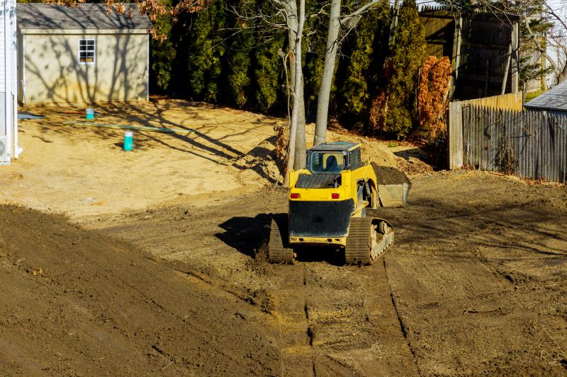 Yard grading equipment